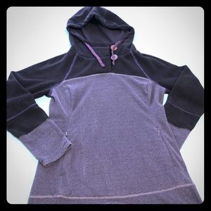 Prana fleece hooded sweater